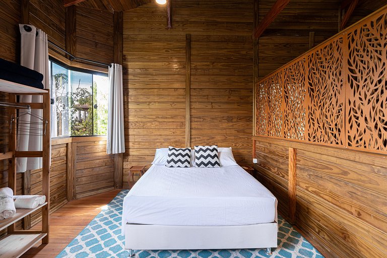 Cabana com hidro casal e próxima à praia