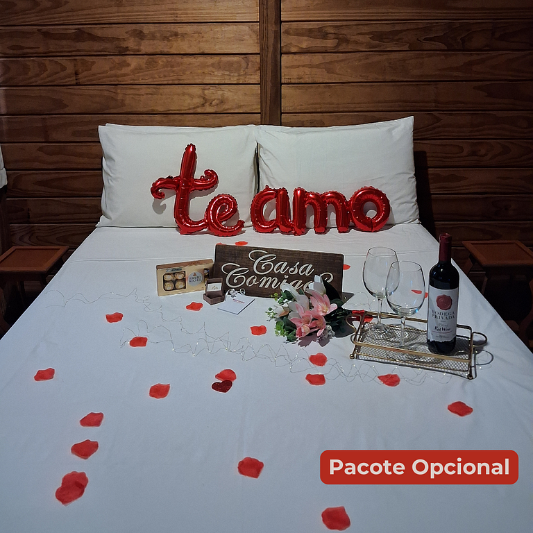 Cabana com hidro casal e próxima à praia