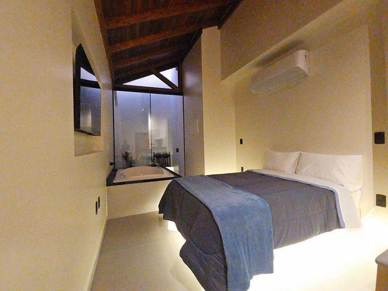 Loft com hidro e ar condicion próximo à praia
