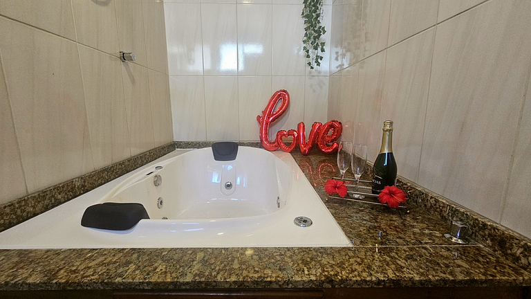 Hidro Pareja, Aire acondicionado, Barbacoa Apê Cabana Românt