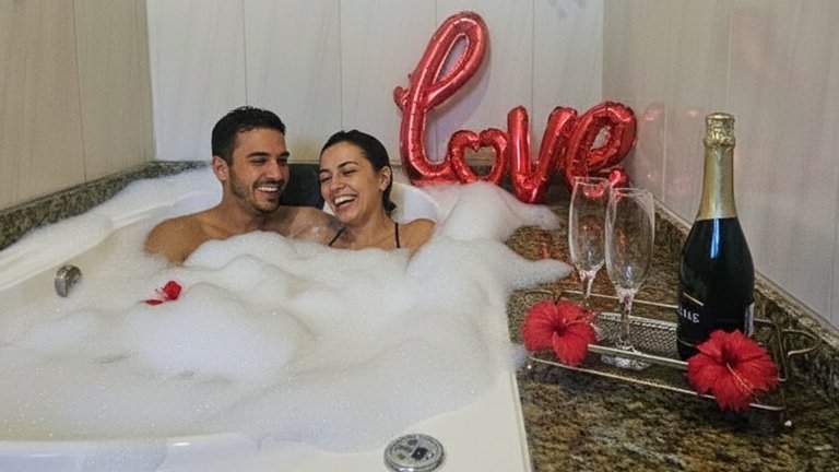 Apê Cabana Romântica com Hidro Casal, Lareira, Churrasqueira