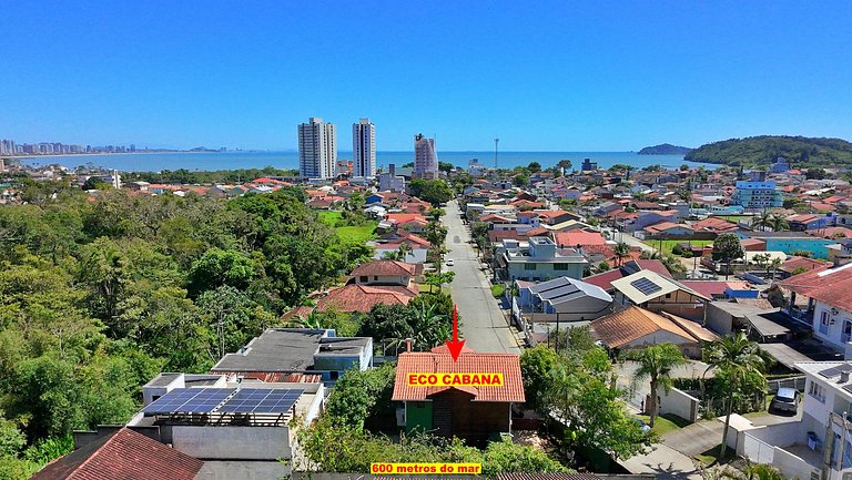 Apê Cabana Romântica com Hidro Casal, Lareira, Churrasqueira