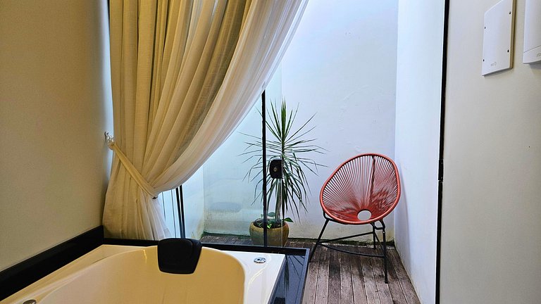 Suite con jacuzzi para dos personas cerca la playa