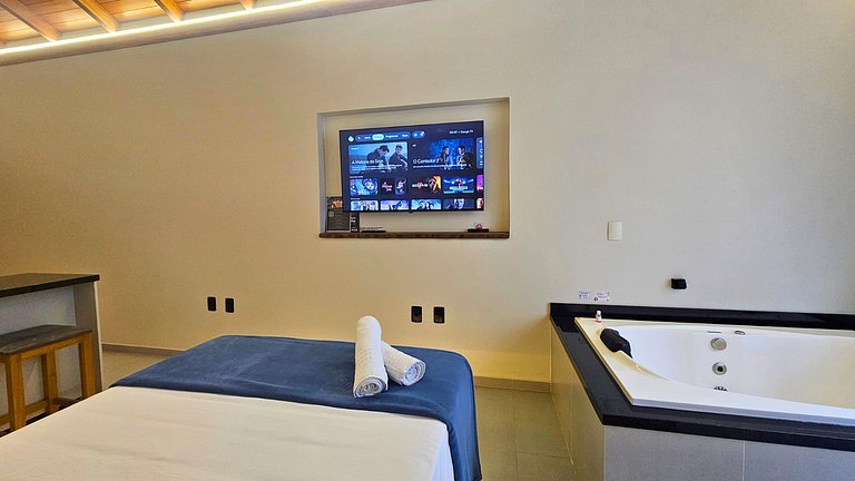 Suite con jacuzzi para dos personas cerca la playa