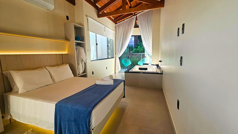 Casa de dos plantas con jacuzzi y barbacoa cerca de la playa